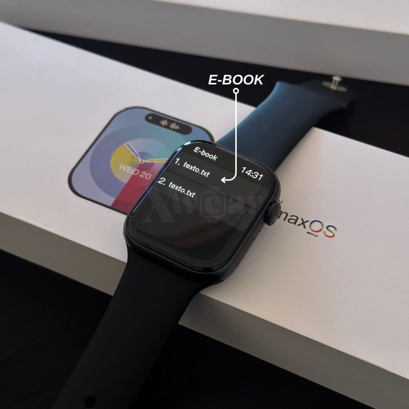 Relógio smartwatch W99+ Amoled: Tela AMOLED, funções exclusivas e design elegante, Sua música, suas fotos, seu estilo