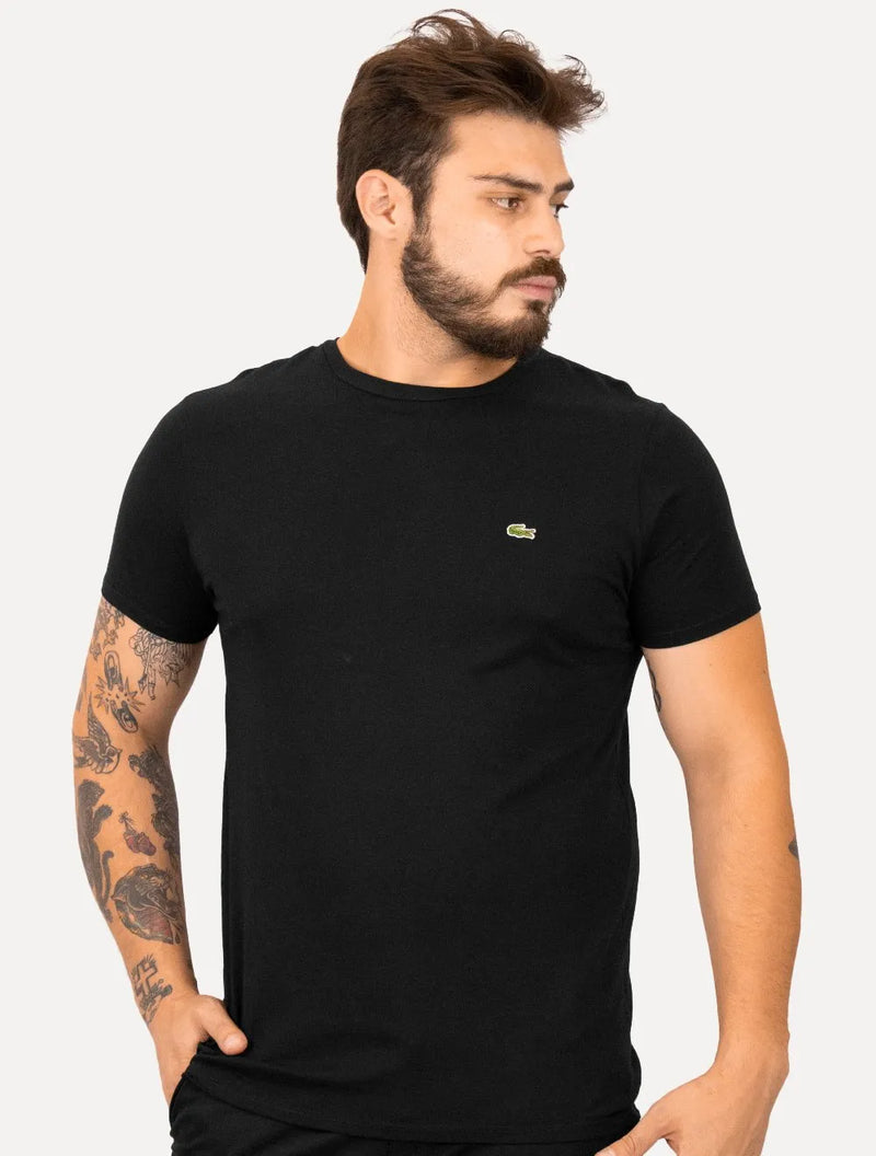 Camisa Lacoste Peruana Gola Redonda Original: Conforto e Estilo Premium