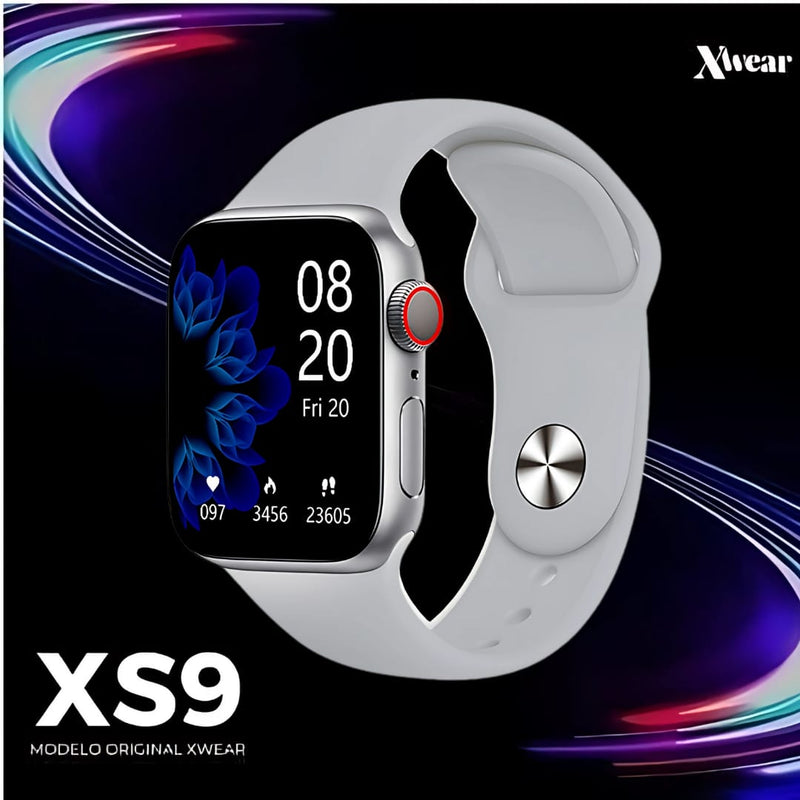 Xwear XS9: Smartwatch com Tela Infinita, Monitoramento de Saúde, Ligações e Design Moderno - 45mm