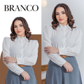 Camisa Tricoline Bufante Zafina: Elegância Atemporal e Conforto Premium