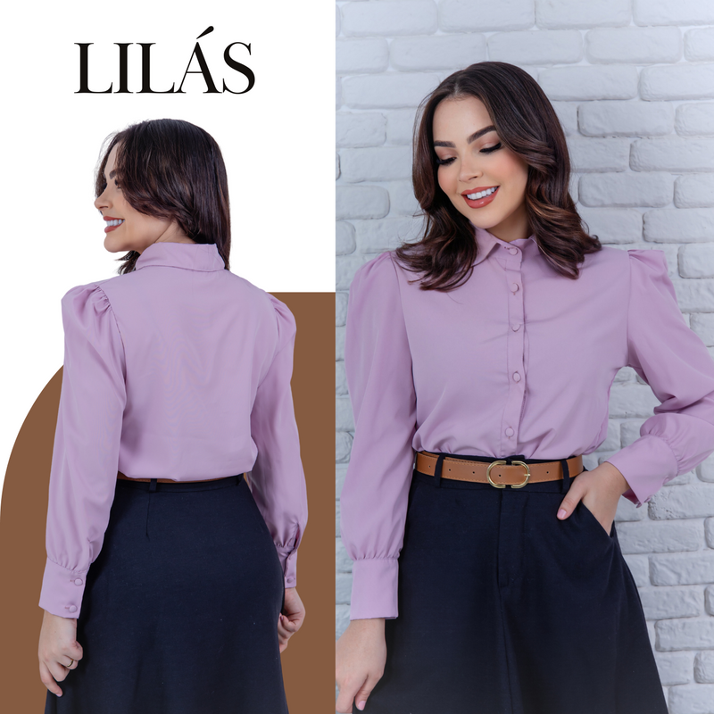 Camisa Tricoline Bufante Zafina: Elegância Atemporal e Conforto Premium
