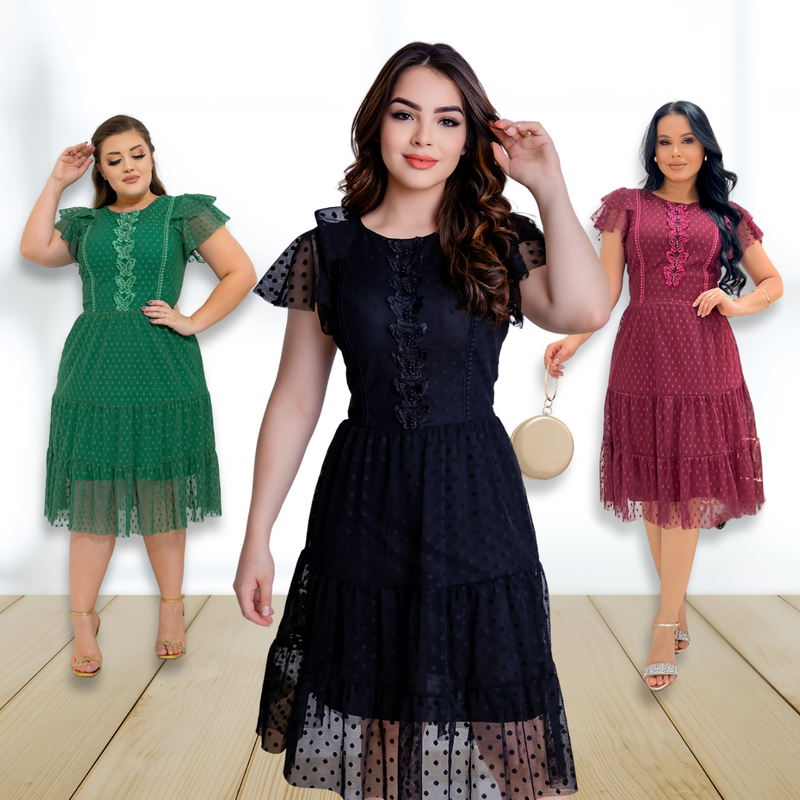 Vestido Stella: A Peça Perfeita para Ocasiões Especiais!