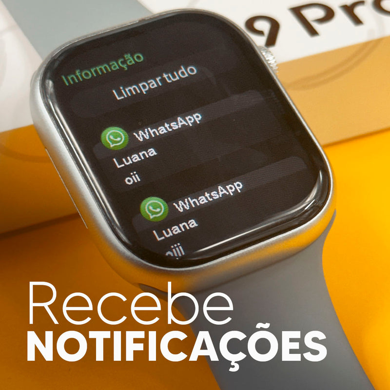 Relógio Smartwatch S9 PRO, Original, Chat GPT, com comando de voz e gestos