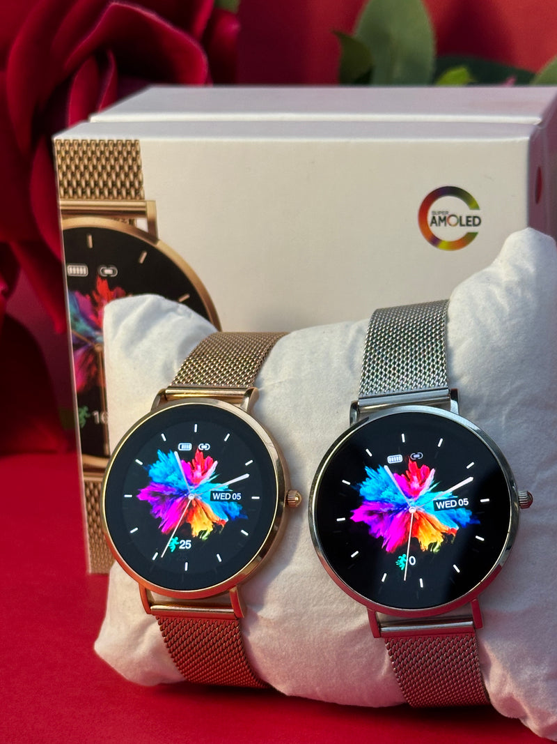 Royals Classic Smartwatch: Elegante, Tela AMOLED, Monitoramento Avançado