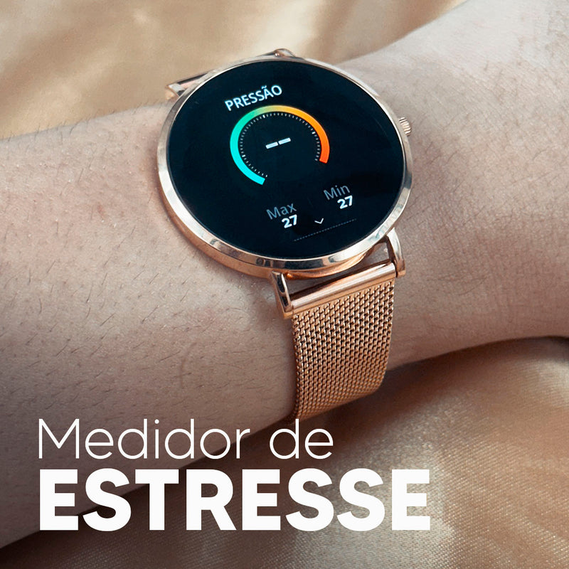 Royals Classic Smartwatch: Elegante, Tela AMOLED, Monitoramento Avançado