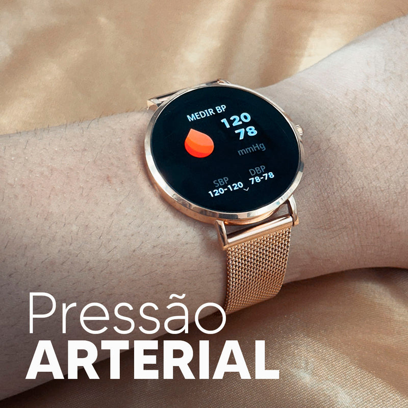 Royals Classic Smartwatch: Elegante, Tela AMOLED, Monitoramento Avançado
