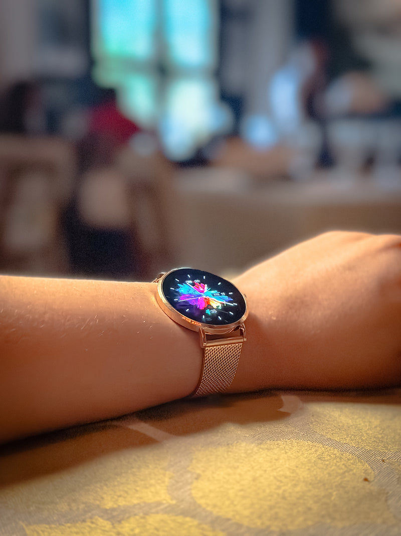 Royals Classic Smartwatch: Elegante, Tela AMOLED, Monitoramento Avançado