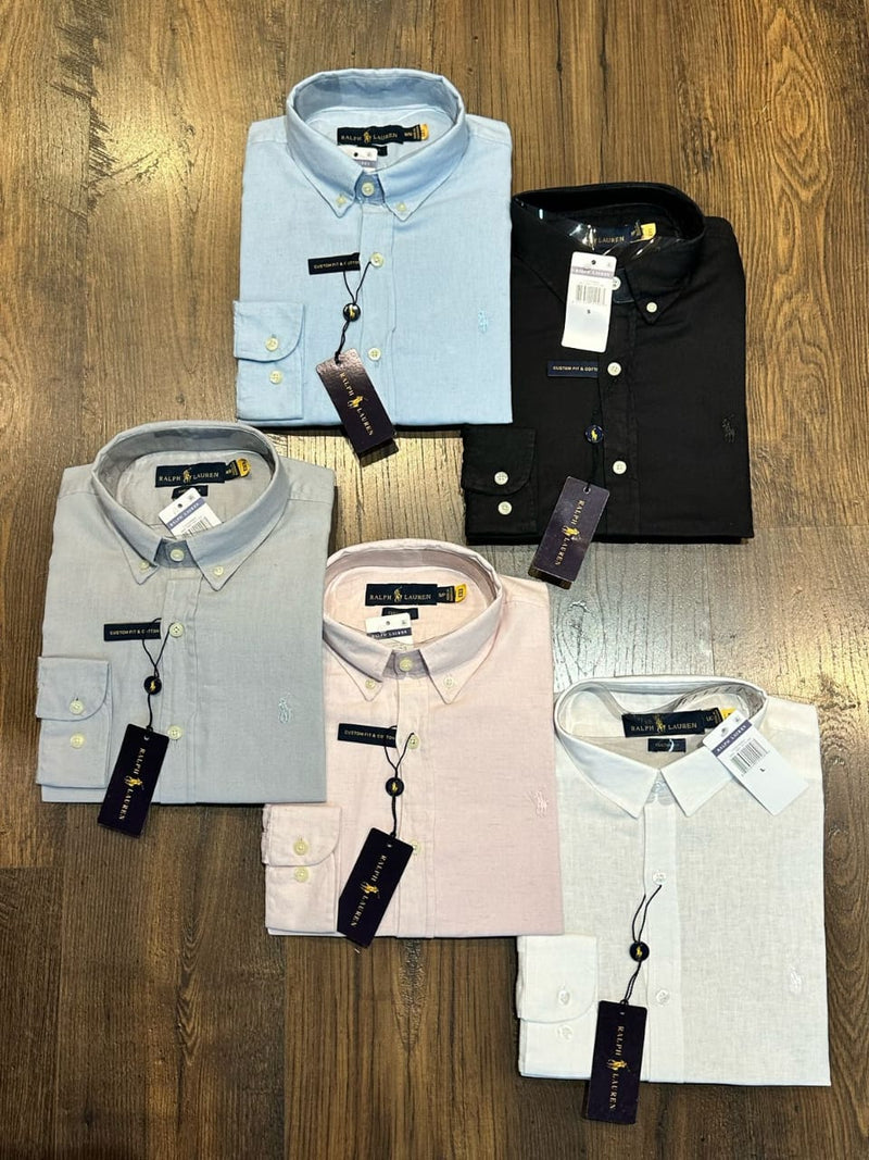 Camisa Social Ralph Lauren Lisa Oxford Original: Clássico Essencial para o Homem Moderno