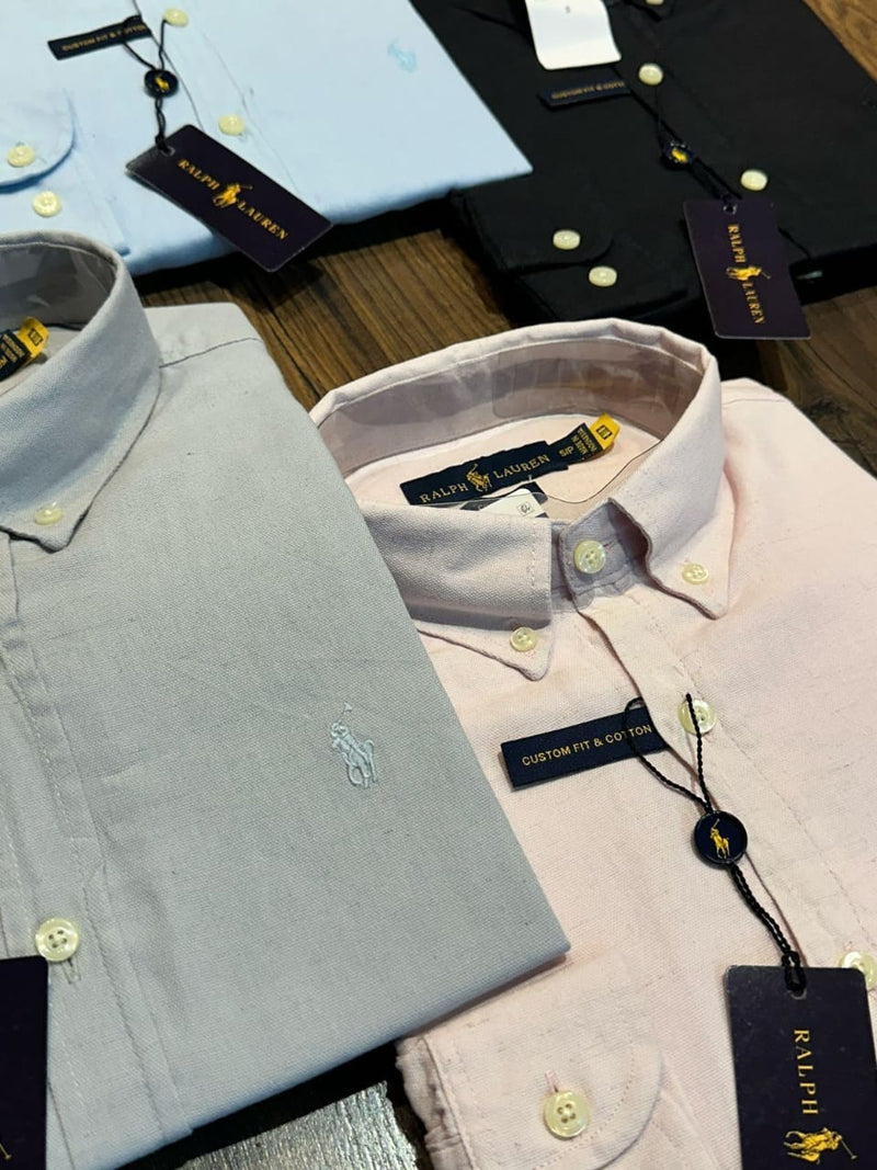 Camisa Social Ralph Lauren Lisa Oxford Original: Clássico Essencial para o Homem Moderno