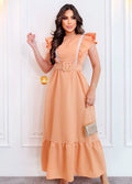 Sinta-se Linda e Confortável: Vestidos em Crepe Twill, Cores Vibrantes e Caimento Impecável