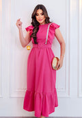 Sinta-se Linda e Confortável: Vestidos em Crepe Twill, Cores Vibrantes e Caimento Impecável