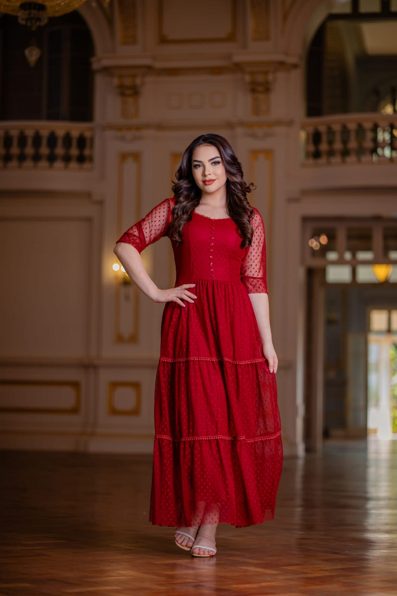 Sinta-se Linda e Confortável: Vestido Alice, o Vestido Perfeito para Celebrar Momentos Especiais!