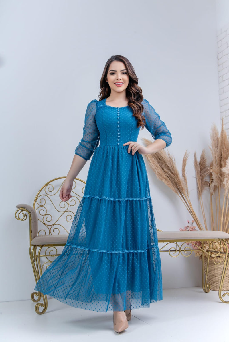 Sinta-se Linda e Confortável: Vestido Alice, o Vestido Perfeito para Celebrar Momentos Especiais!
