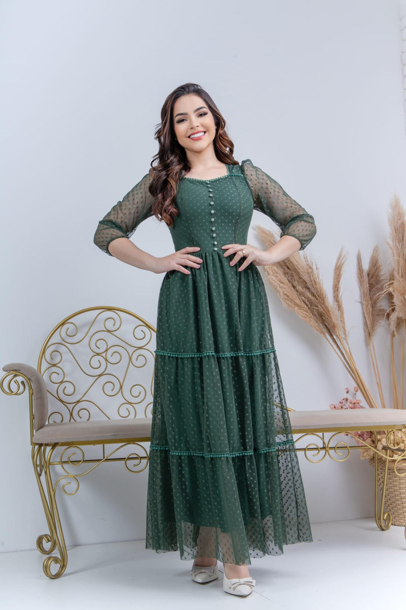 Sinta-se Linda e Confortável: Vestido Alice, o Vestido Perfeito para Celebrar Momentos Especiais!