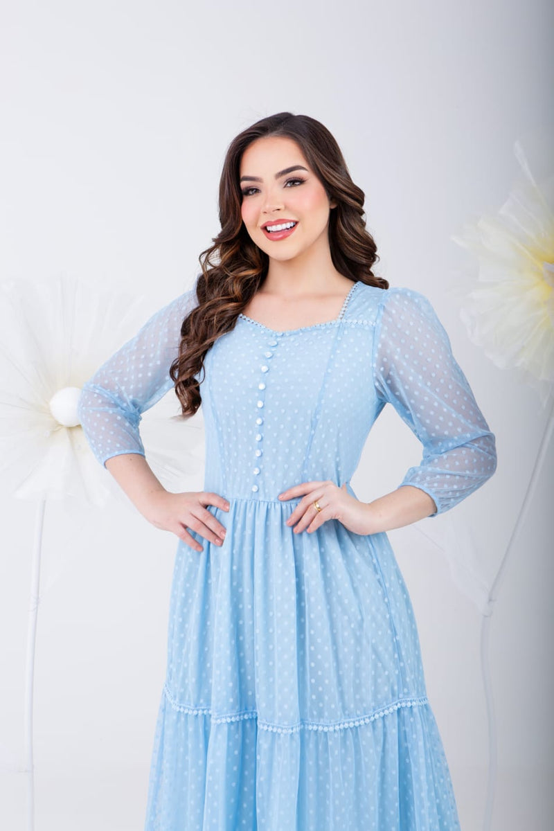 Sinta-se Linda e Confortável: Vestido Alice, o Vestido Perfeito para Celebrar Momentos Especiais!