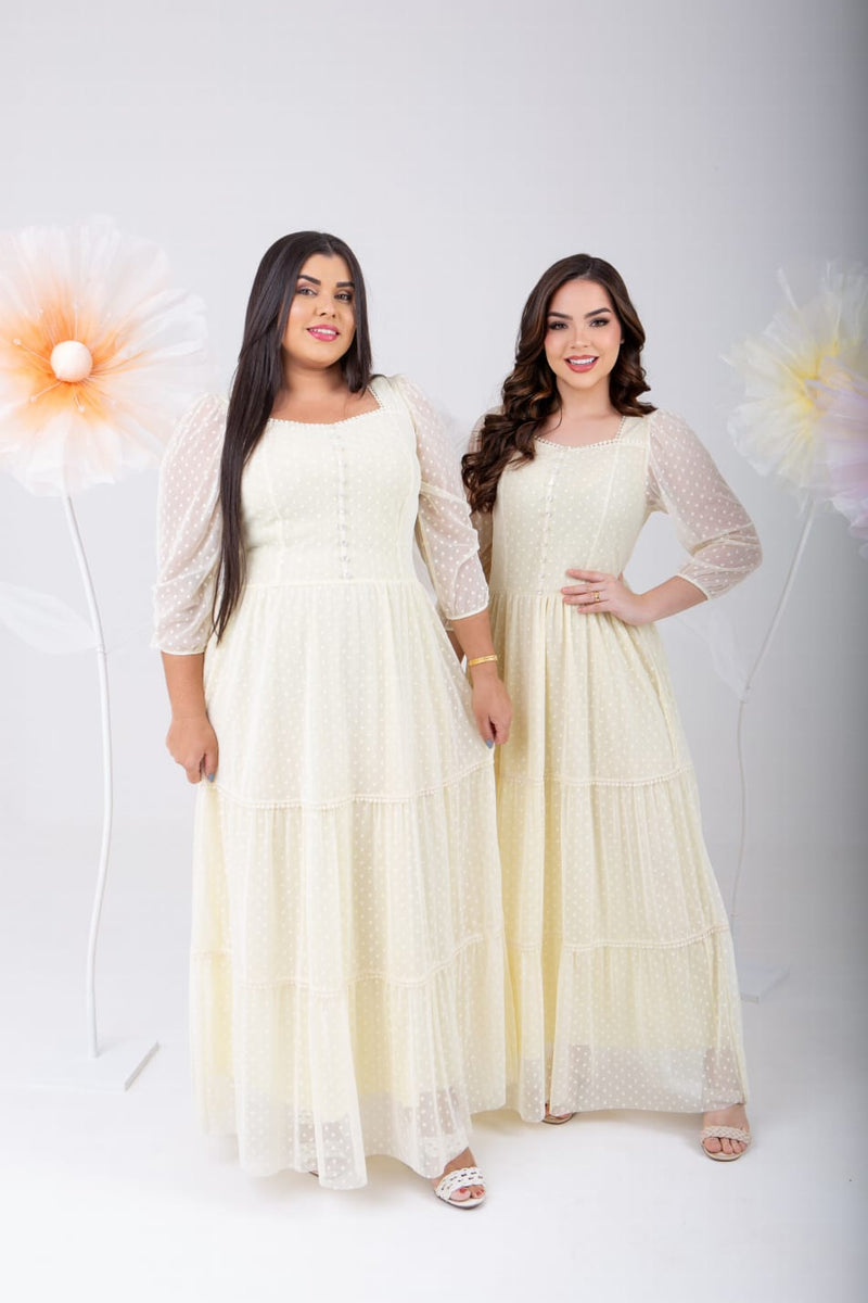 Sinta-se Linda e Confortável: Vestido Alice, o Vestido Perfeito para Celebrar Momentos Especiais!