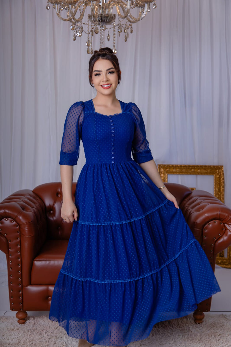 Sinta-se Linda e Confortável: Vestido Alice, o Vestido Perfeito para Celebrar Momentos Especiais!