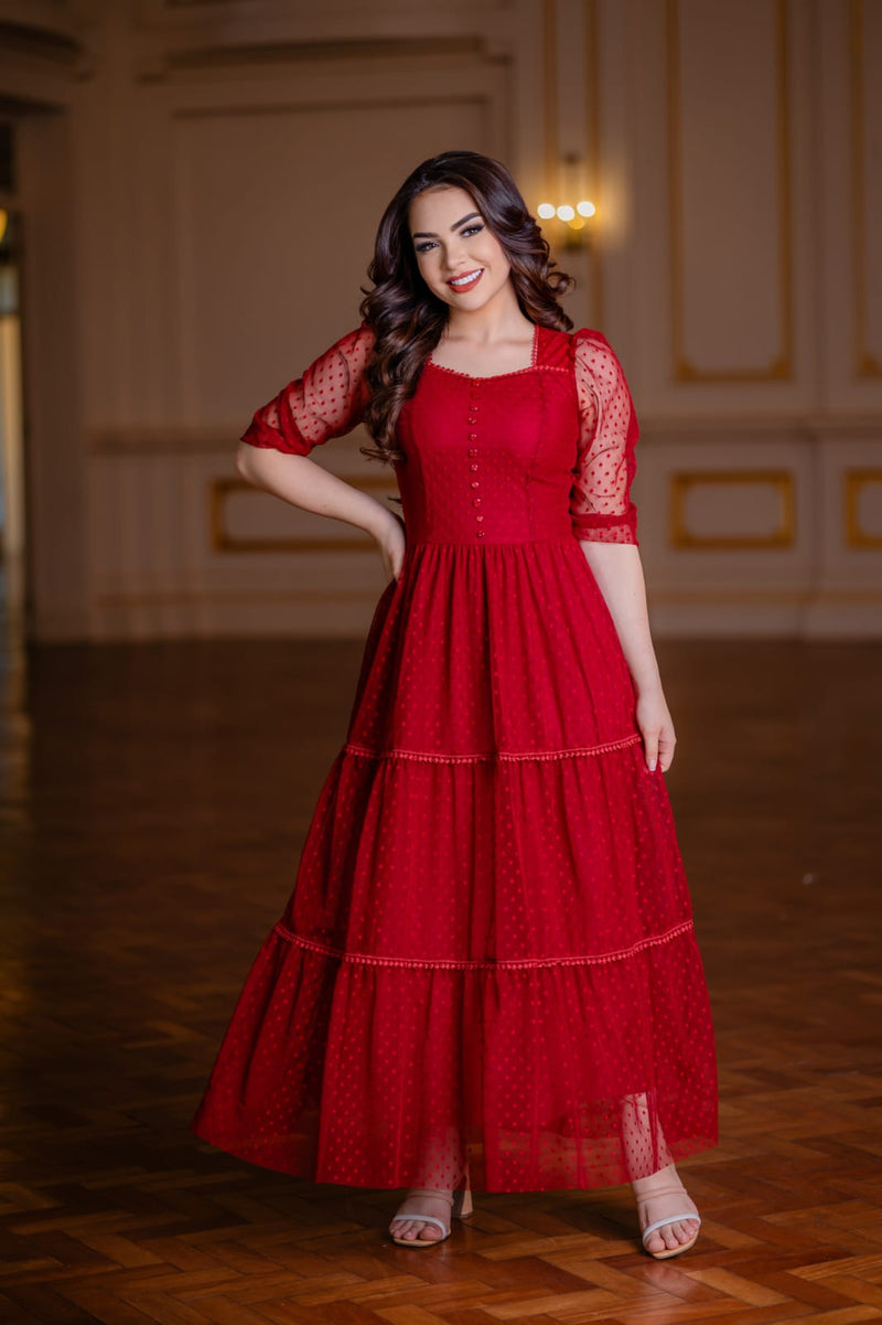 Sinta-se Linda e Confortável: Vestido Alice, o Vestido Perfeito para Celebrar Momentos Especiais!