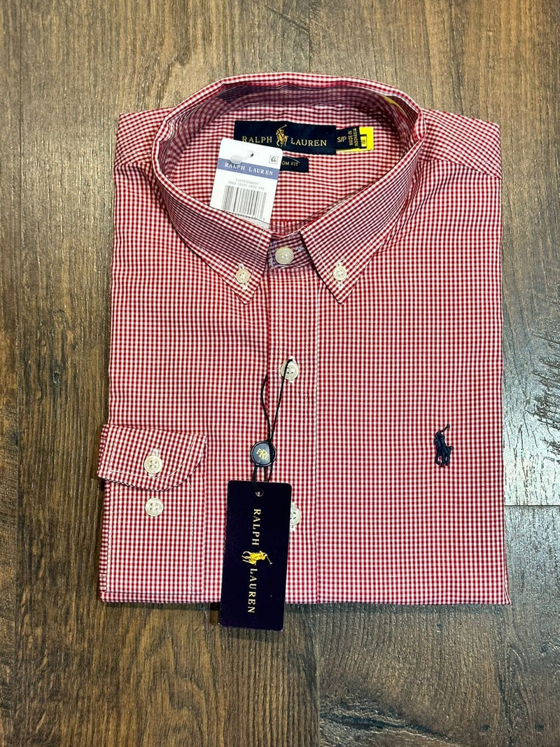 Camisa Social Ralph Lauren Xadrez Tricoline Original: Elegância e Estilo Clássico