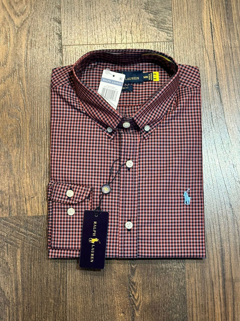 Camisa Social Ralph Lauren Xadrez Tricoline Original: Elegância e Estilo Clássico