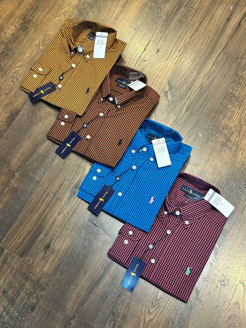 Camisa Social Ralph Lauren Xadrez Tricoline Original: Elegância e Estilo Clássico