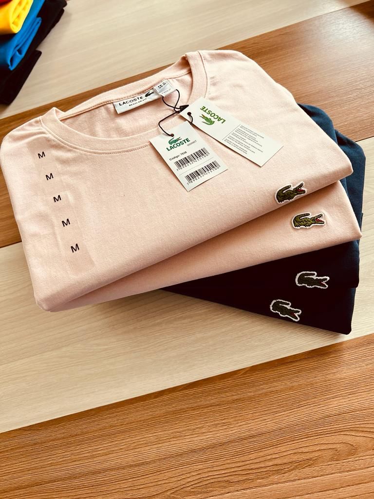 Camisa Lacoste Peruana Gola Redonda Original: Conforto e Estilo Premium