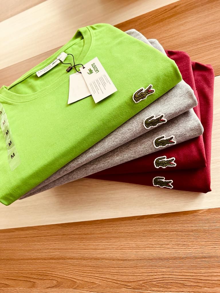 Camisa Lacoste Peruana Gola Redonda Original: Conforto e Estilo Premium