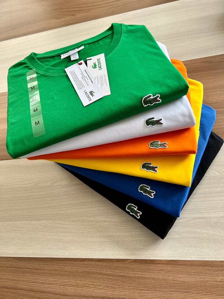 Camisa Lacoste Peruana Gola Redonda Original: Conforto e Estilo Premium