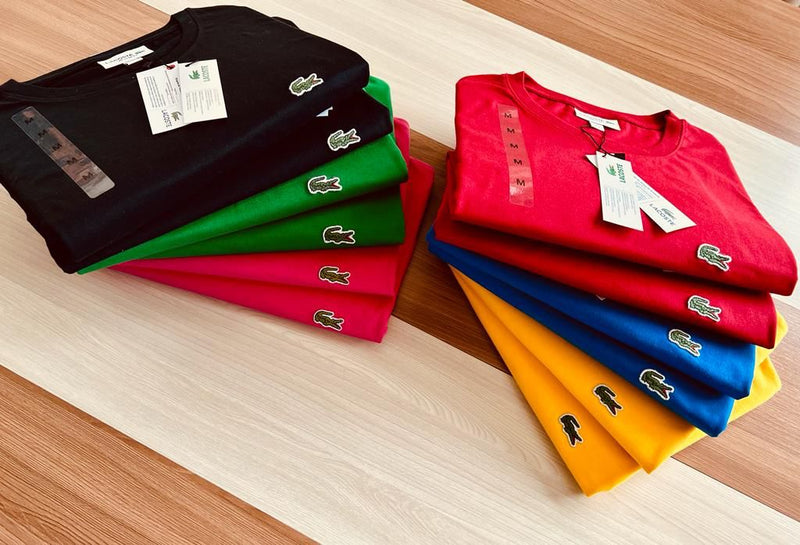 Camisa Lacoste Peruana Gola Redonda Original: Conforto e Estilo Premium