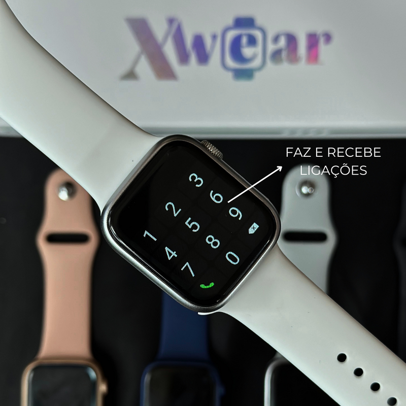 Xwear XS9: Smartwatch com Tela Infinita, Monitoramento de Saúde, Ligações e Design Moderno - 45mm