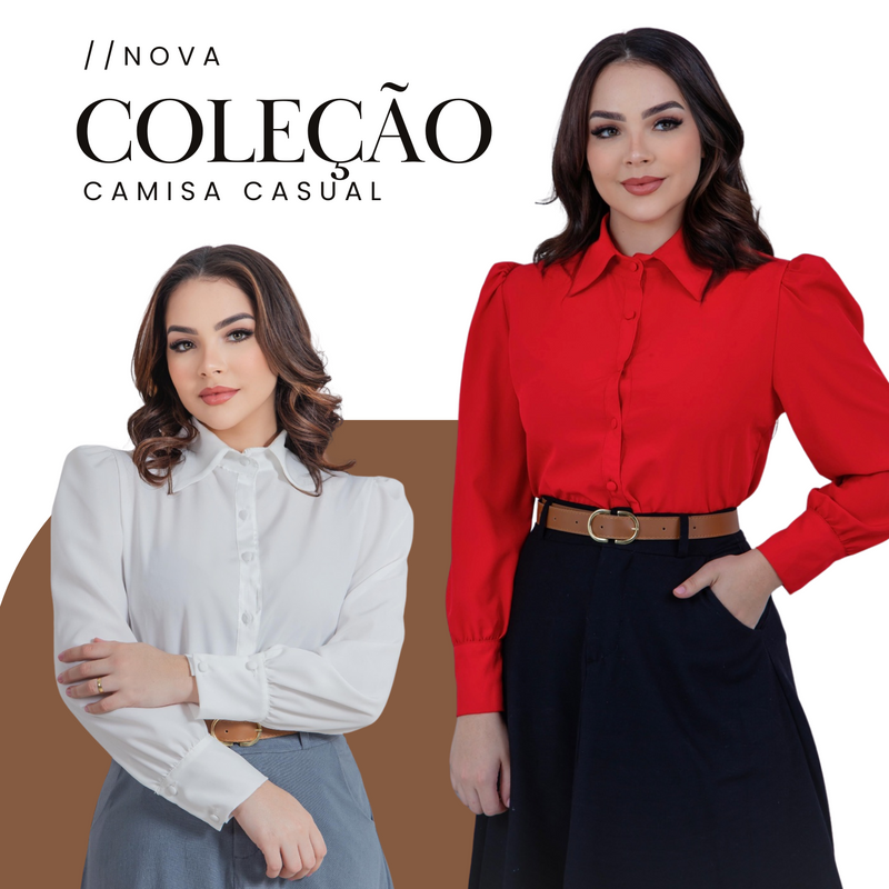 Camisa Tricoline Bufante Zafina: Elegância Atemporal e Conforto Premium