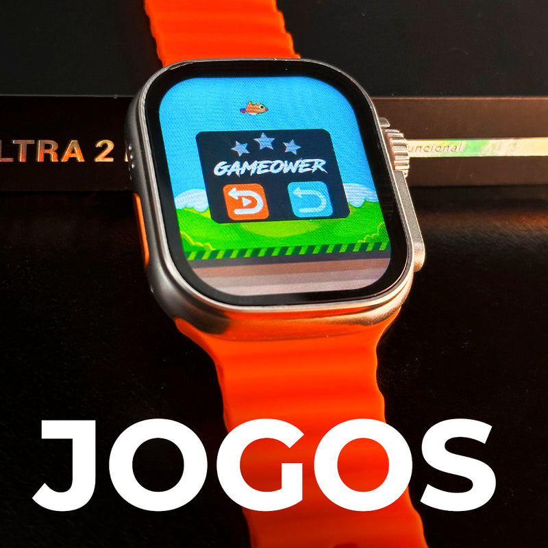 XS9 Ultra 2 MAX Original: Smartwatch 49mm com Tela IPS, Monitoramento de Saúde e Ligações - Melhor Custo-Benefício