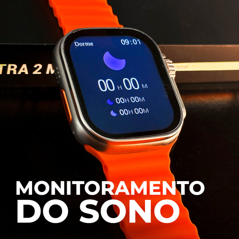XS9 Ultra 2 MAX Original: Smartwatch 49mm com Tela IPS, Monitoramento de Saúde e Ligações - Melhor Custo-Benefício