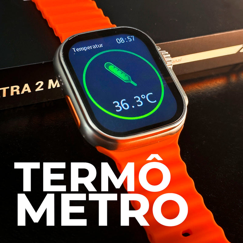 XS9 Ultra 2 MAX Original: Smartwatch 49mm com Tela IPS, Monitoramento de Saúde e Ligações - Melhor Custo-Benefício