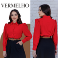 Camisa Tricoline Bufante Zafina: Elegância Atemporal e Conforto Premium