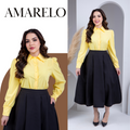 Camisa Tricoline Bufante Zafina: Elegância Atemporal e Conforto Premium