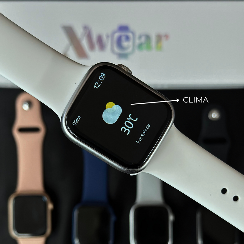 Xwear XS9: Smartwatch com Tela Infinita, Monitoramento de Saúde, Ligações e Design Moderno - 45mm