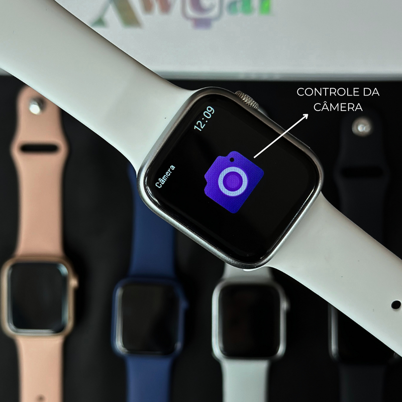 Xwear XS9: Smartwatch com Tela Infinita, Monitoramento de Saúde, Ligações e Design Moderno - 45mm