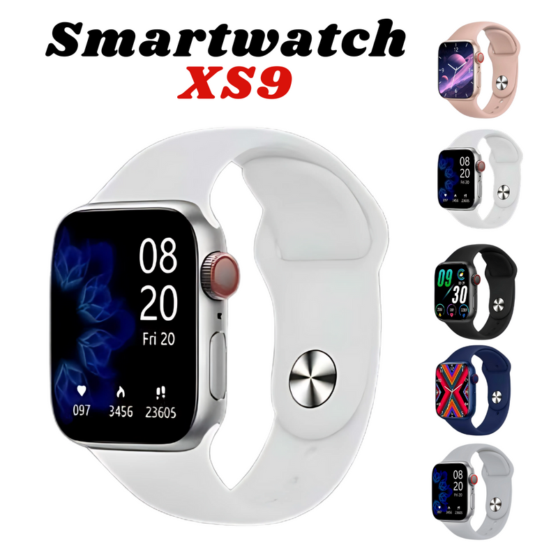 Xwear XS9: Smartwatch com Tela Infinita, Monitoramento de Saúde, Ligações e Design Moderno - 45mm