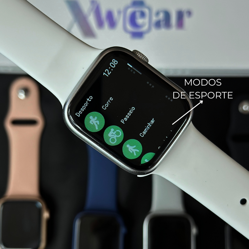 Xwear XS9: Smartwatch com Tela Infinita, Monitoramento de Saúde, Ligações e Design Moderno - 45mm